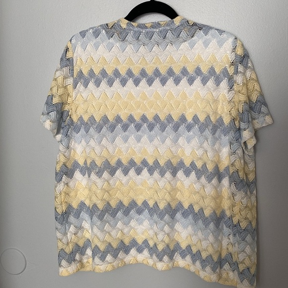 Alfred Dunner Twin Set Tank and Cardigan with Short Sleeves Size Medium Like New - Picture 4 of 7